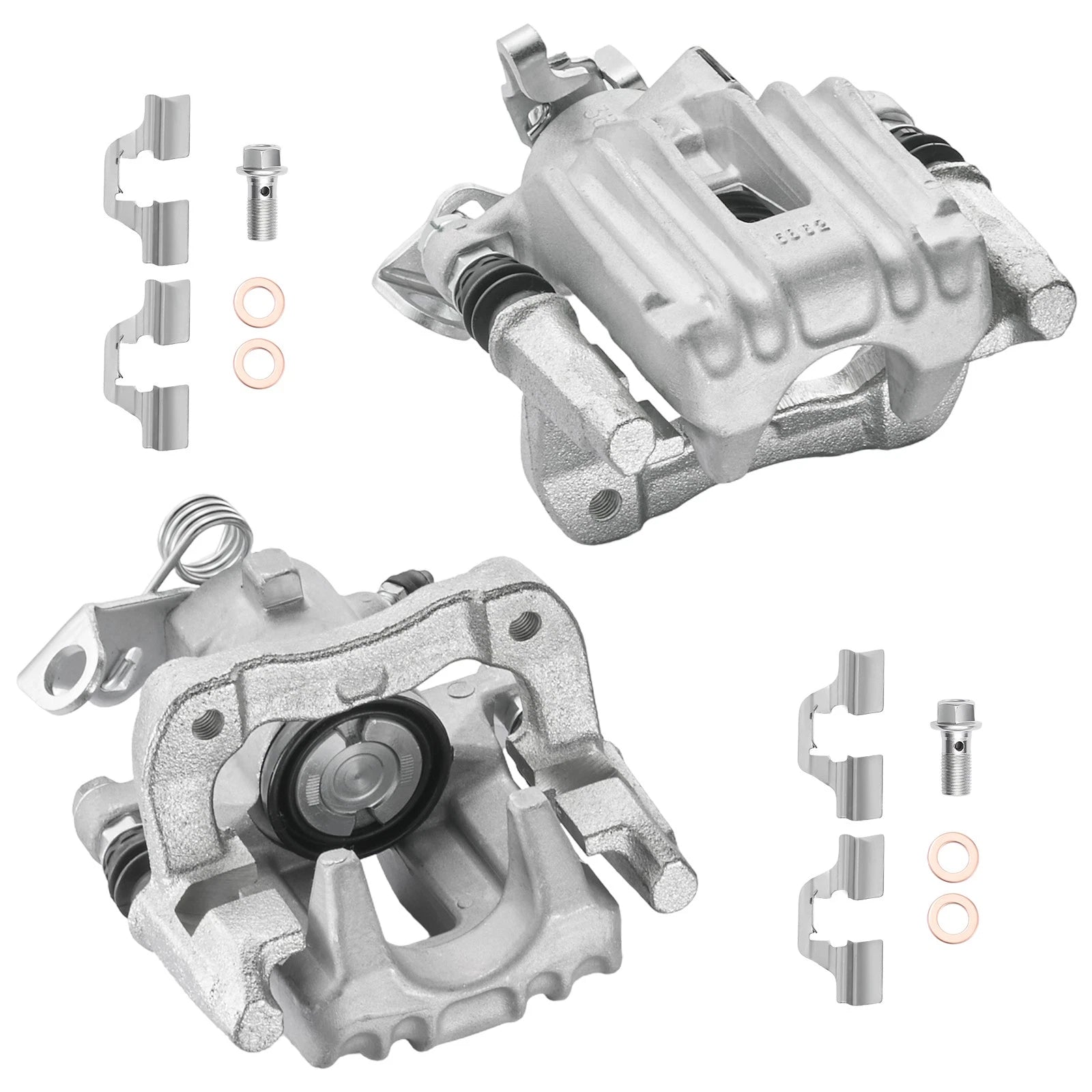 Set of 2 Rear Brake Calipers for VW Beetle (2000–2005) 19B2577 19B2576