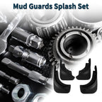 Set of 4 Mud Flaps Splash Guards for Volkswagen Touareg (2005–2010)