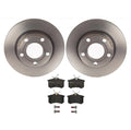 Brembo Rear Brake Kit for Audi A6 Quattro (2002–2004) - Low Met Pads, Disc Rotors 255mm