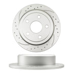 Rear Drilled & Slotted Brake Kit for Jeep Wrangler (2007–2017) (2018–2018)