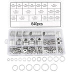 Sealing Ring Assortment 640pcs for Industrial and Marine Use