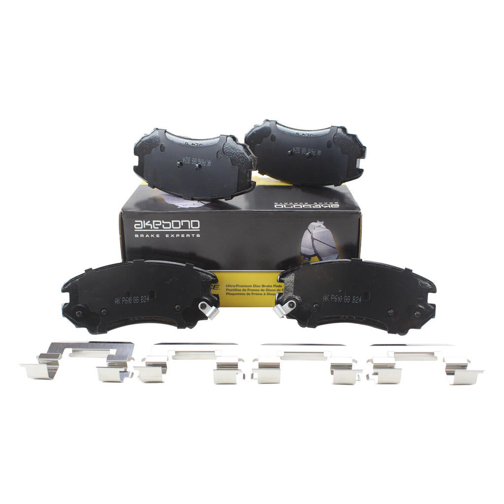 Akebono Performance Front Ceramic Brake Pads for Buick Cadillac Chevy GMC Saab (2000–2023)