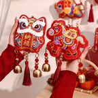 Spring Festival Pendant Cloth Horse Design Home Decoration