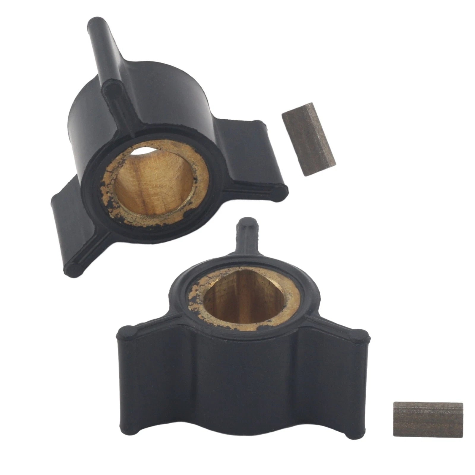 Water Pump Impeller & Key for Evinrude Johnson Outboard 2-4 HP (0396852)