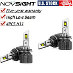 4X H11 LED Headlight Kit for - 6500K White Bulbs