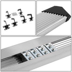 Set of 2 Polished Pleated Step Bar Running Boards for Ram 1500 (2019–2022)