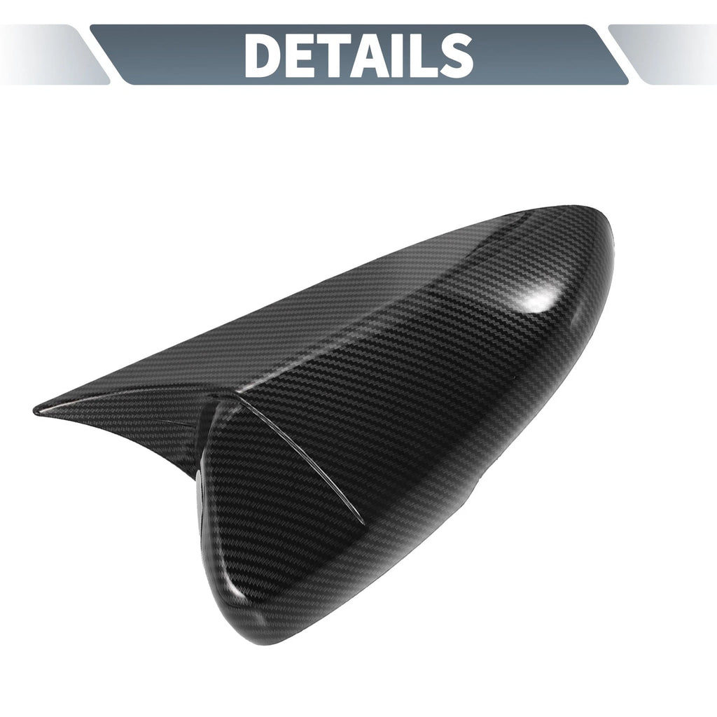 Pair Rearview Mirror Cover Overlay Black Carbon Fiber for Honda Accord (2018–2020) 634149921065