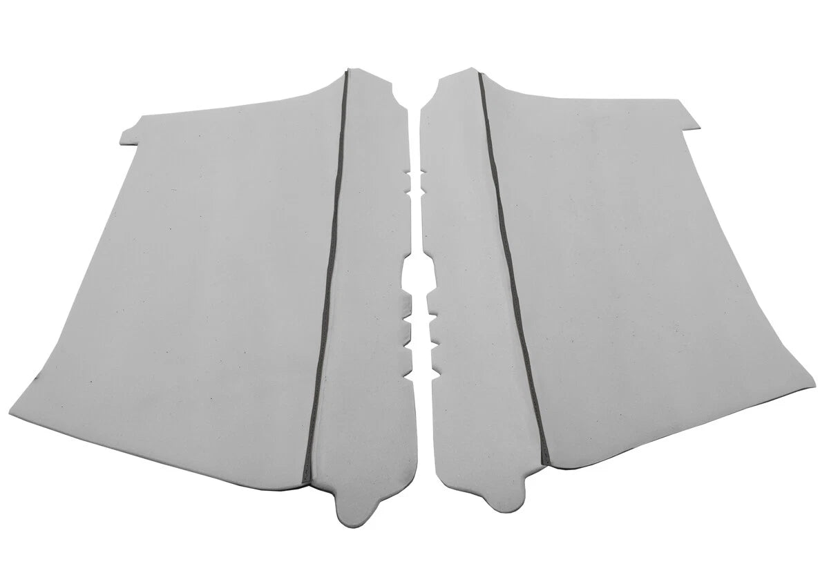 Door Panel Cover for Toyota 4Runner (2010–2020) PVC Leather Black
