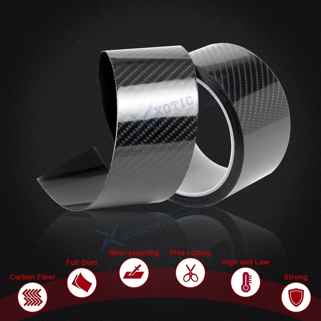 3M Door Protector Sill Scuff Cover for Car (5D Carbon Fiber) 2010-2020