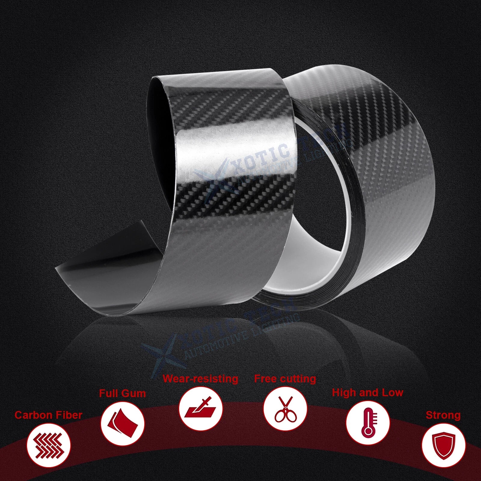 3M Door Protector Sill Scuff Cover for Car (5D Carbon Fiber) 2010-2020