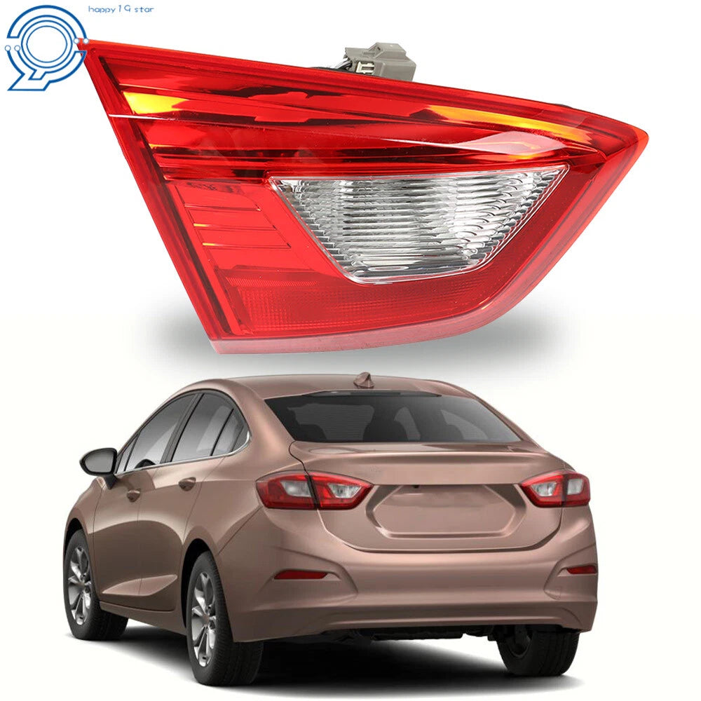 Inner Tail Light Brake Lamp for Chevy Cruze (2016–2019) Clear Lens Rear Left