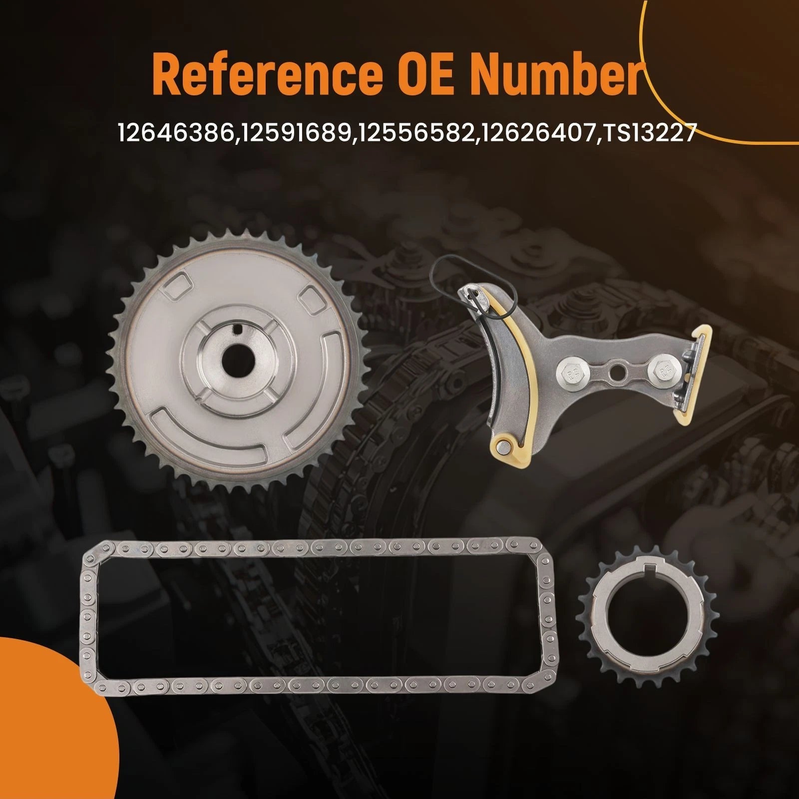 Engine Timing Chain Kit for Chevrolet Camaro 6.2L V8 (2010–2015) TS13227