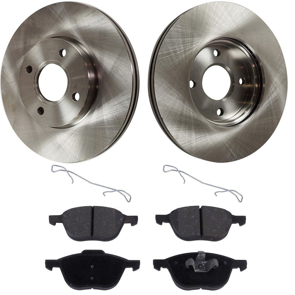 Brake Disc and Pad Kit for Ford Focus (2005–2007) 300mm Front