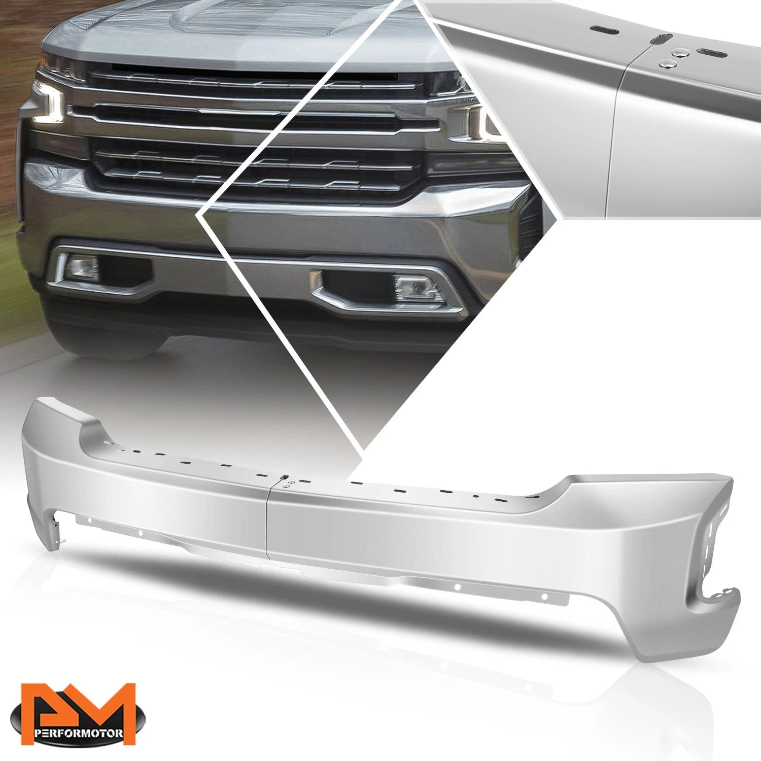 Front Bumper Face Bar for Chevy Silverado 1500 LTD (2019–2022)