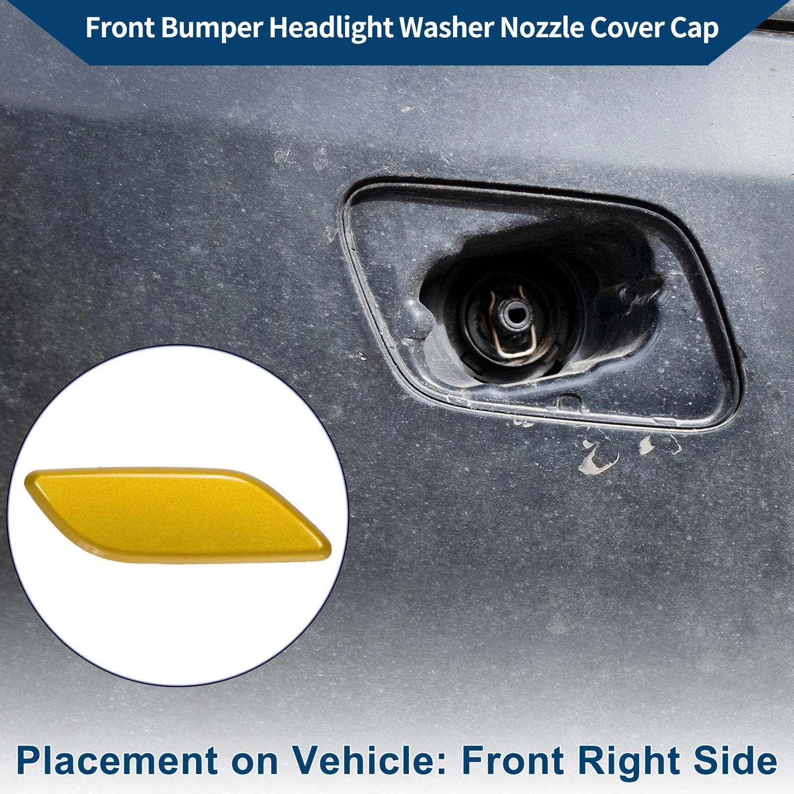 Front Right Washer Nozzle Cover Cap for Honda Accord VIII (2003–2008)