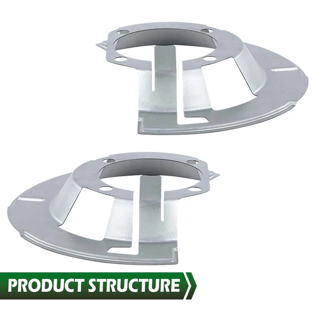 Set of 2 Brake Dust Shields for Dodge Ram 2500 3500 (2000–2002)