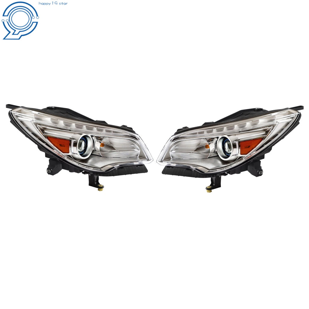 Headlight Set for Buick Enclave (2013-2017) HID Projector with LED DRL