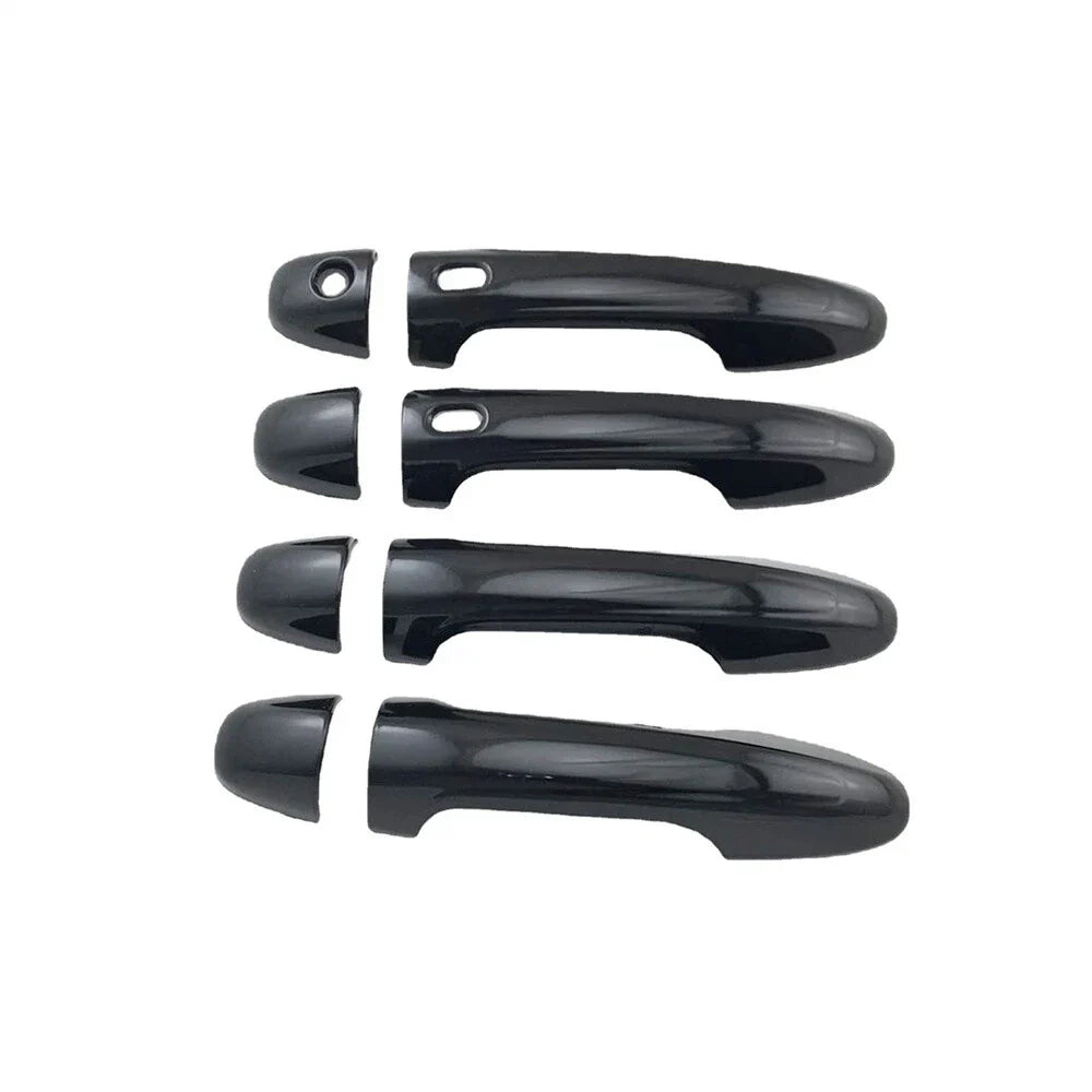 4 Pcs Black Car Door Handle Covers for Toyota Hilux (2015-2020)