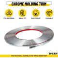 Chrome Trim Molding Strip for Car Body Door Side Protector (16ft)