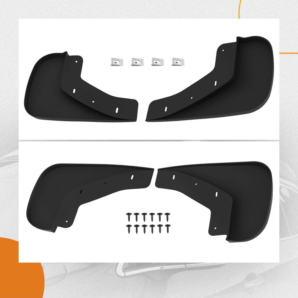 Mud Flaps Splash Guards for Chevrolet Tahoe Yukon Escalade (2007-2014)