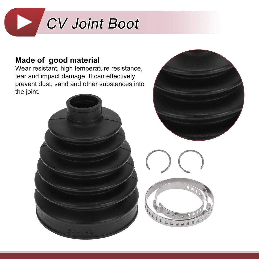 Outer CV Joint Boot Kit w/ Clamps for BMW 530i xDrive (2017–2023)
