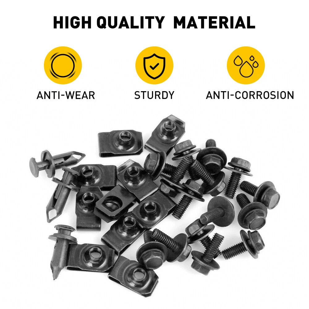 Engine Splash Shield Guard Hardware Kit for Make Model