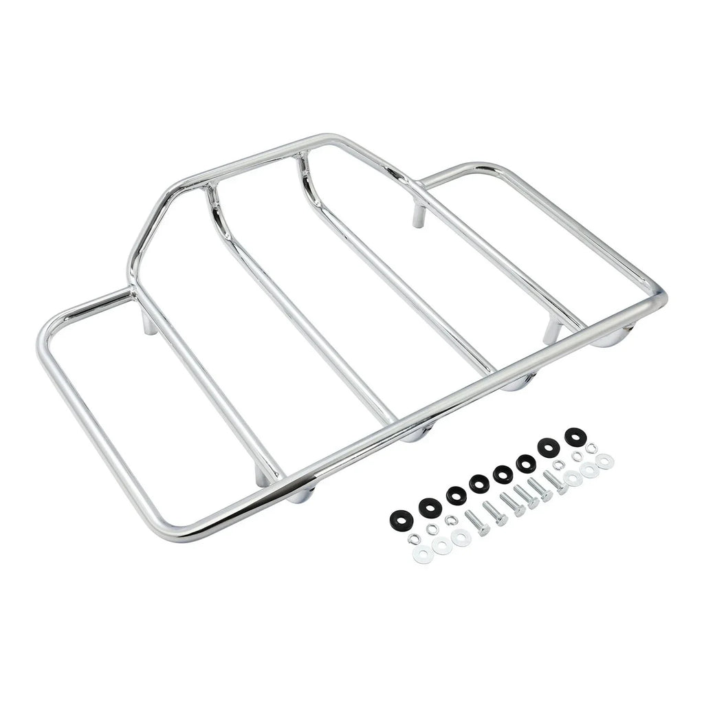 Chrome Trunk Luggage Rack for Harley Electra Street Road King Glide Touring