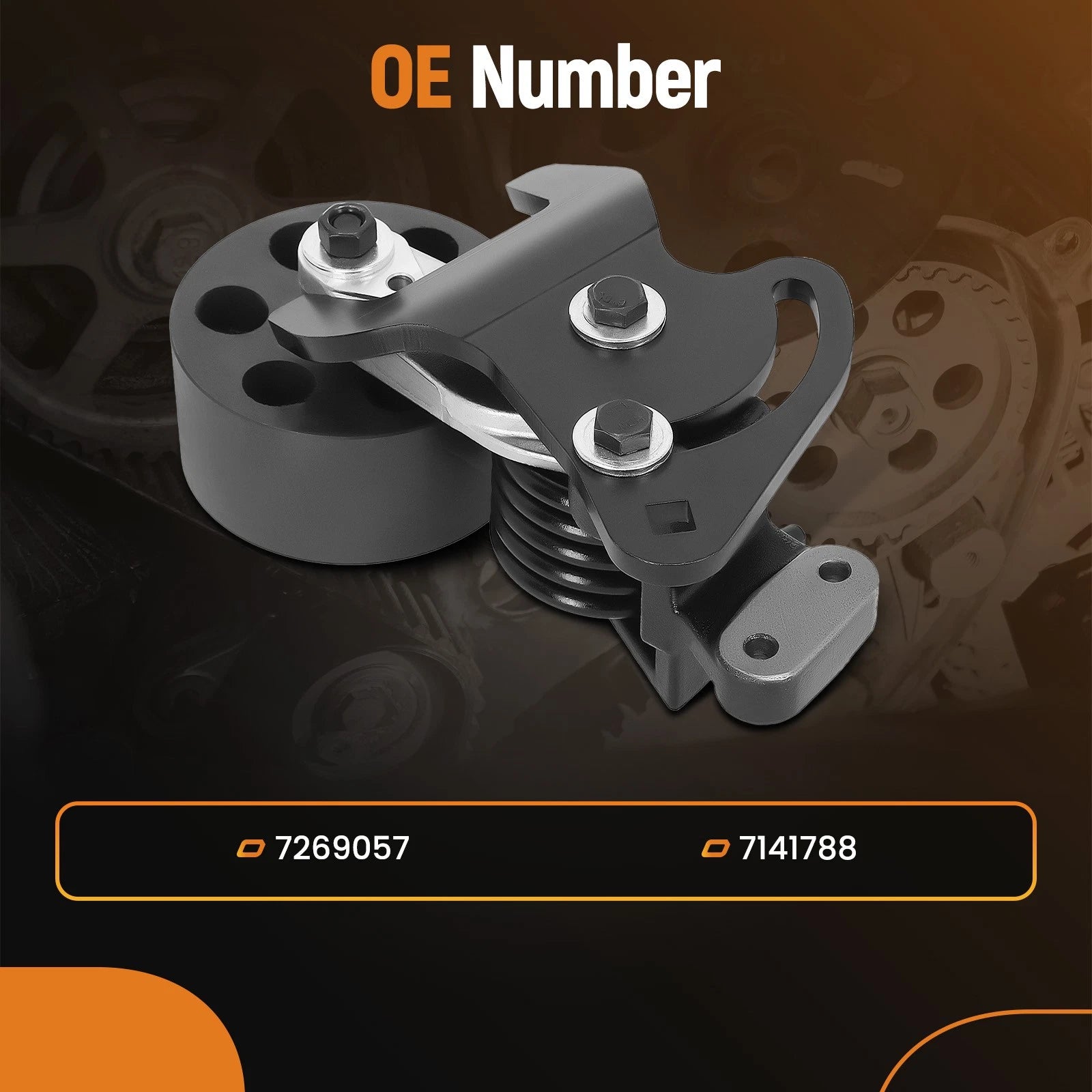 Engine Accessory Belt Tensioner for Bobcat Loaders S650 S750 S770 T770 (2011–2023) 7269057