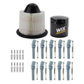Wix Tune Up Kit NGK 10 Spark Plug & Coil Boot for E-350 F-250 F-350 (1992–2010)