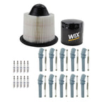 Wix Tune Up Kit NGK 10 Spark Plug & Coil Boot for E-350 F-250 F-350 (1992–2010)