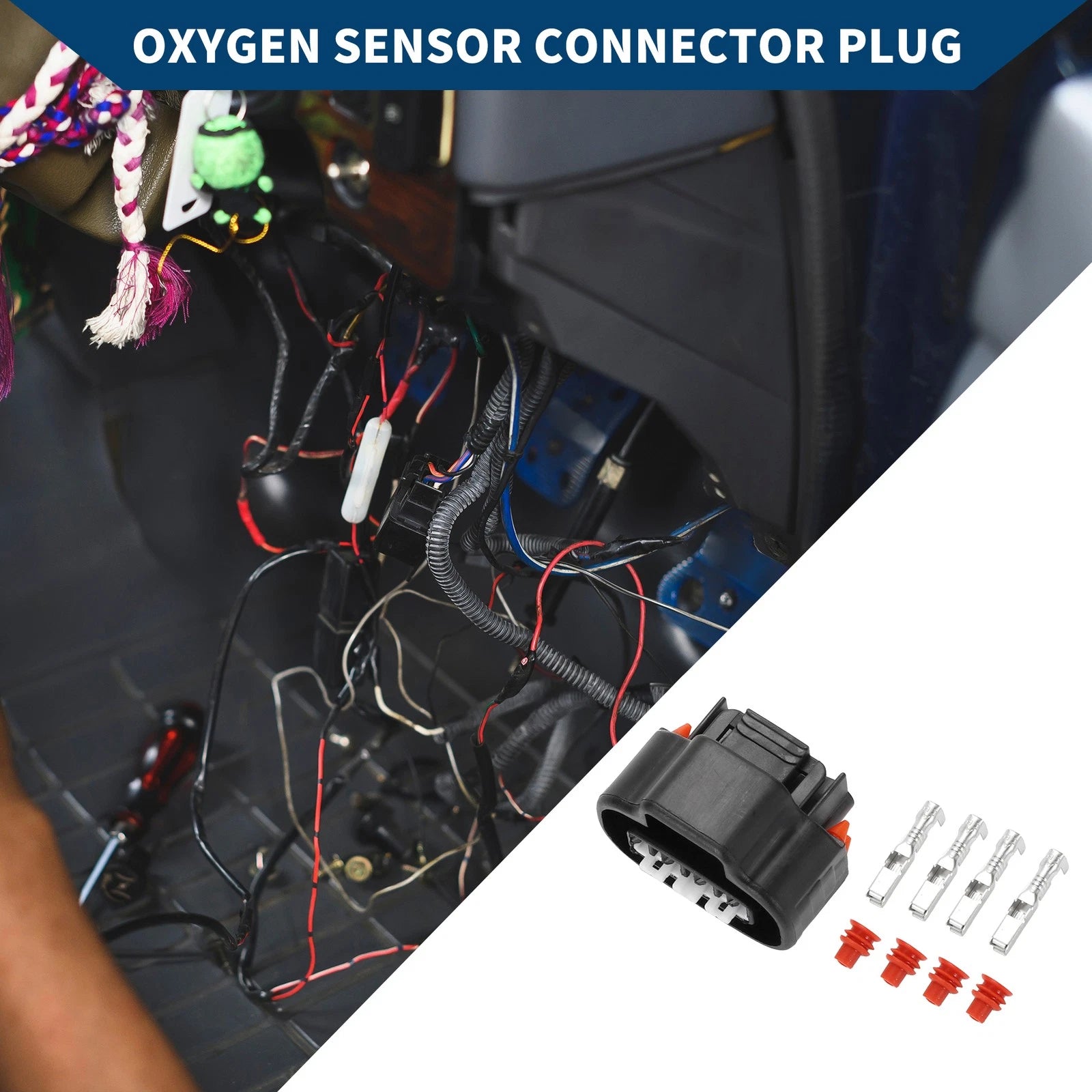 Set of 1 Oxygen Sensor Connector Plug for Toyota Lexus 