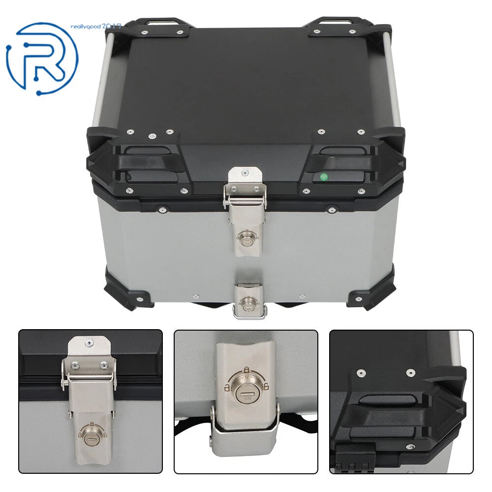 Aluminum Trunk Top Case Luggage for Motorcycle (45L)