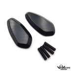 Mirror Block Off Base Plates for Yamaha R1 YZF-R1 (2000–2008) Black