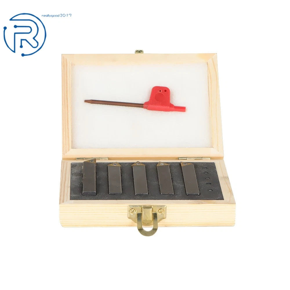 5X 3/8" Carbide Inserts for Lathe Tool Holder (Indexable Turning Tool)
