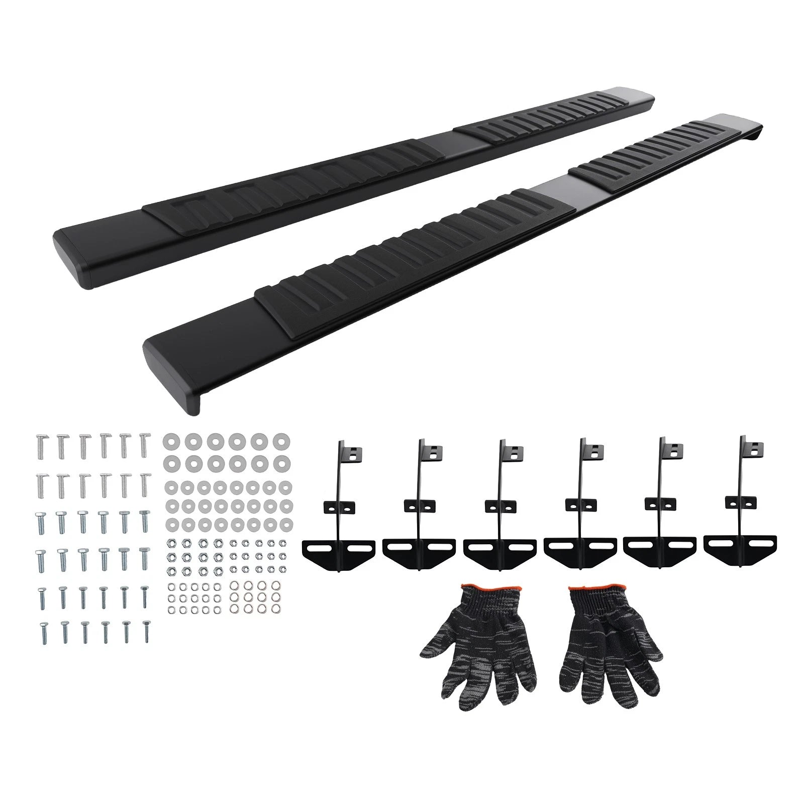 6'' Side Step for Dodge Ram 1500/2500/3500 Crew Cab (2009–2024) Non-Slip Black