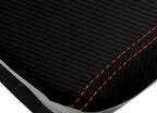Console Lid Armrest Cover for Lexus RX350 (2010–2015) Carbon Fiber Red Stitch