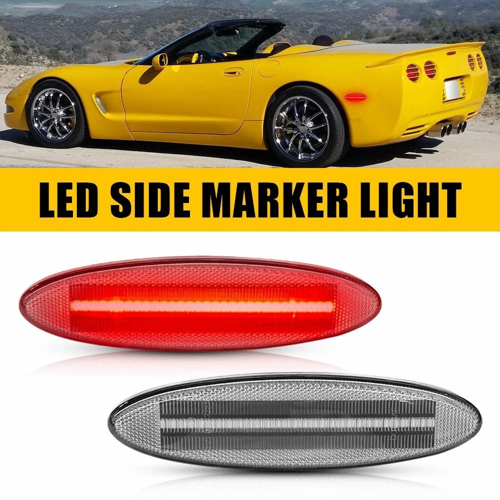 Full LED Side Marker Lights for Chevy Corvette C5 (1997–2004)