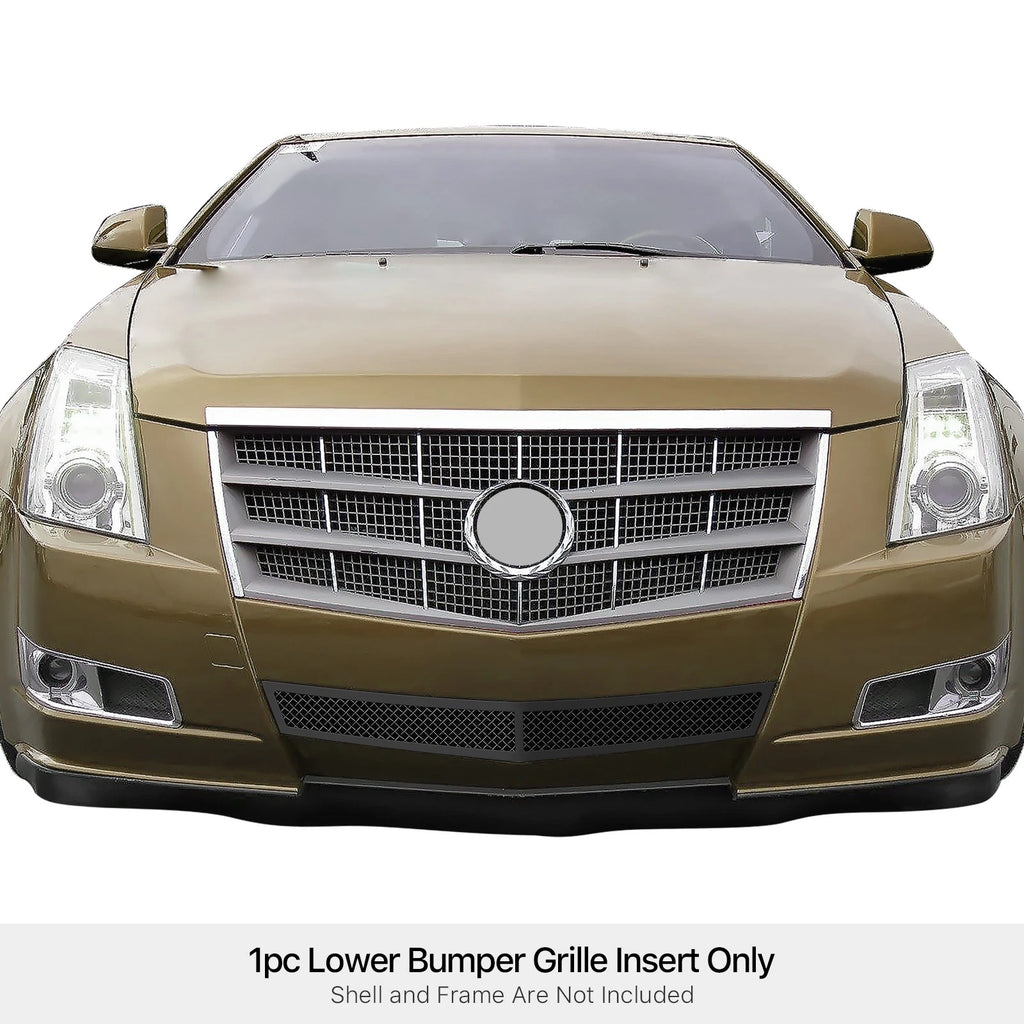 Stainless Black Mesh Grille Insert for Cadillac CTS (2008-2014)