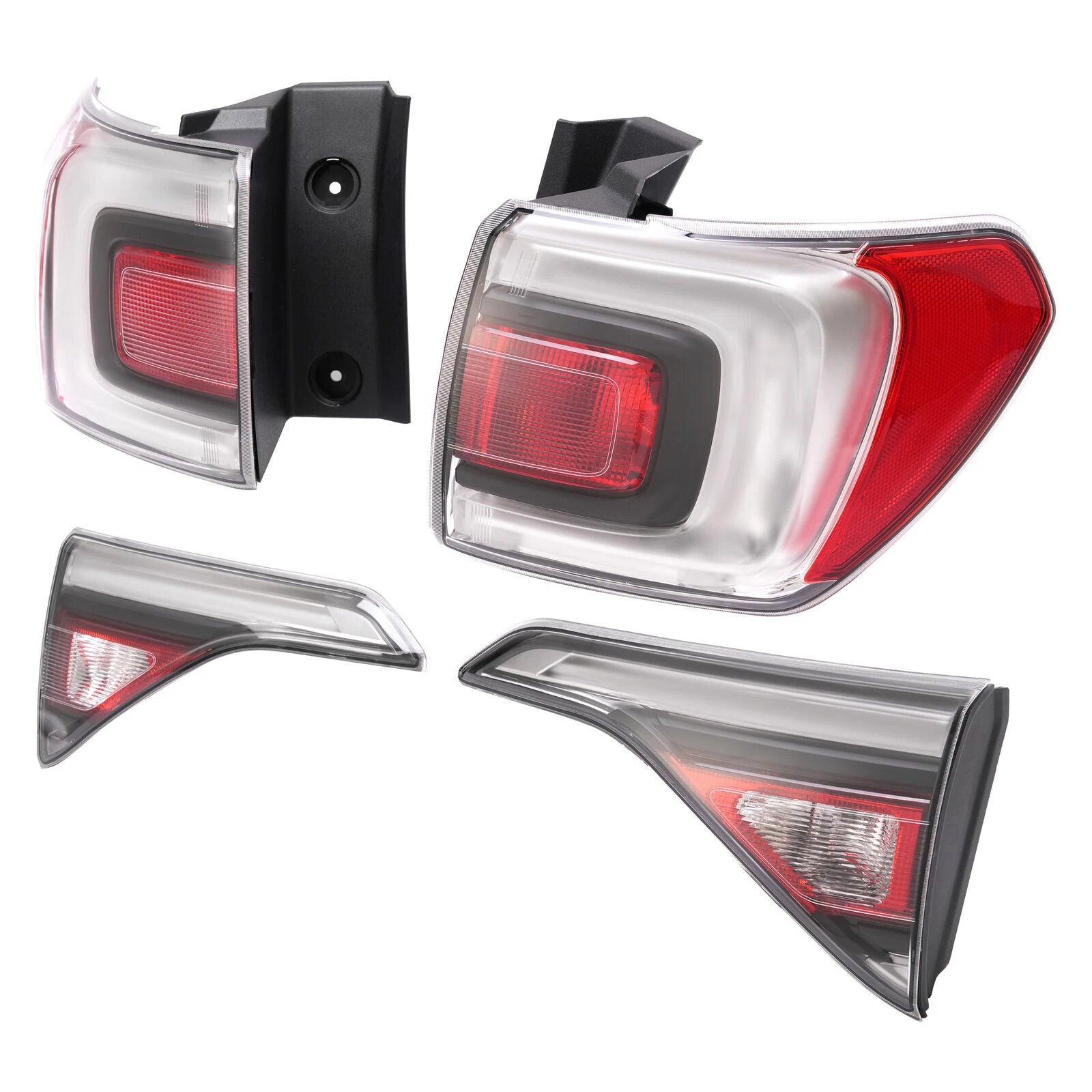 Halogen Tail Lights for GMC Acadia (2017–2019) Clear Lens Left Right LED Tube
