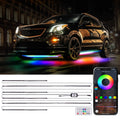 Set of 6 RGB Underglow LED Strip Lights for Car