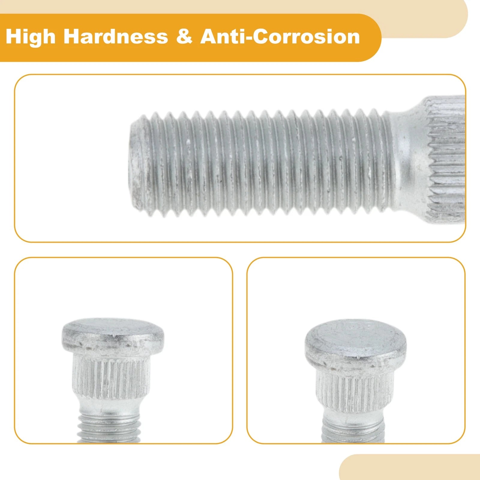 Set of 10 M12x1.5 Wheel Lug Studs for Lexus ES (2006–2025)