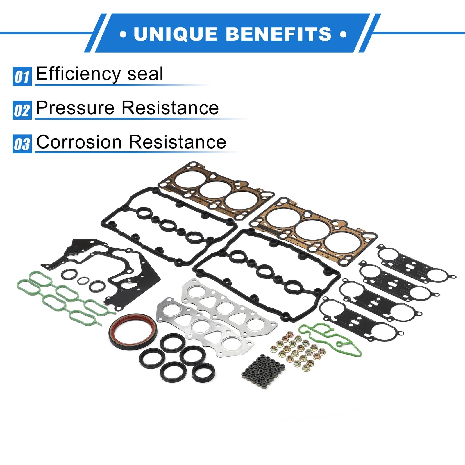 Cylinder Head Gasket Kit for Audi BAF Engine (1 Set)