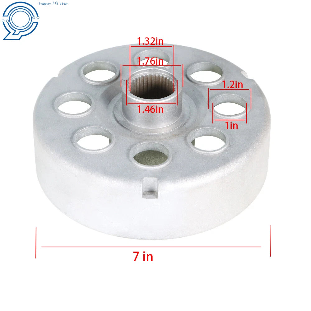 Rear Brake Drum Hub for Honda TRX300 TRX300FW (1988–2000)
