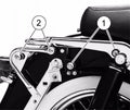 Detachable Two-Up Air Wing Luggage Rack for Harley Touring (1997–2008)