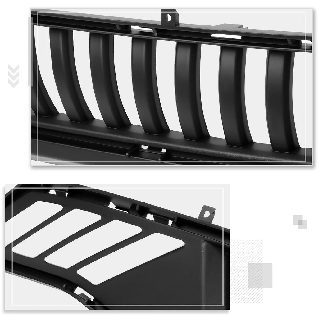 Vertical Slat Front Bumper Grille with L-Shape LED Bar for Chevy Silverado 1500 (2014–2015)