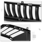 Vertical Slat Front Bumper Grille with L-Shape LED Bar for Chevy Silverado 1500 (2014–2015)
