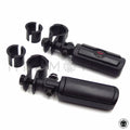 Crash Highway Engine Guard Bar Foot Pegs for Motorcycle (1", 1 1/4")