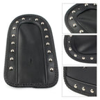 Black PU Rear Fender Bib Solo Seat for Harley Softail FXSTC Fatboy (2000-2017)