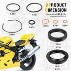 Front Fork Dust & Oil Seal Kit for Suzuki GSXR600 GSXR750 (2004–2005)