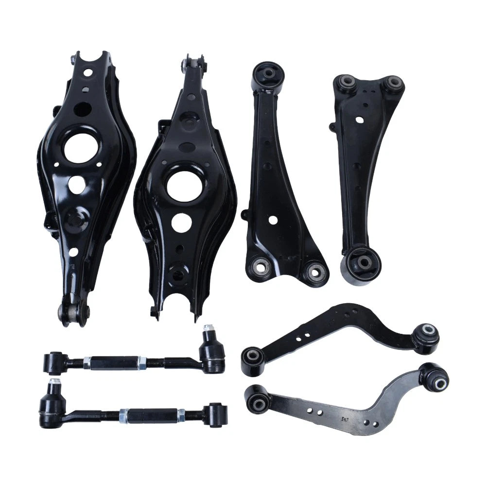 Set of 8 Rear Upper & Lower Suspension Control Arms for Toyota RAV4 (2006–2018)